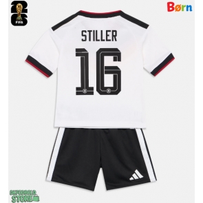 Tyskland Angelo Stiller #16 Replika Babytøj Hjemmebanesæt Børn VM 2026 Kortærmet (+ Korte bukser)